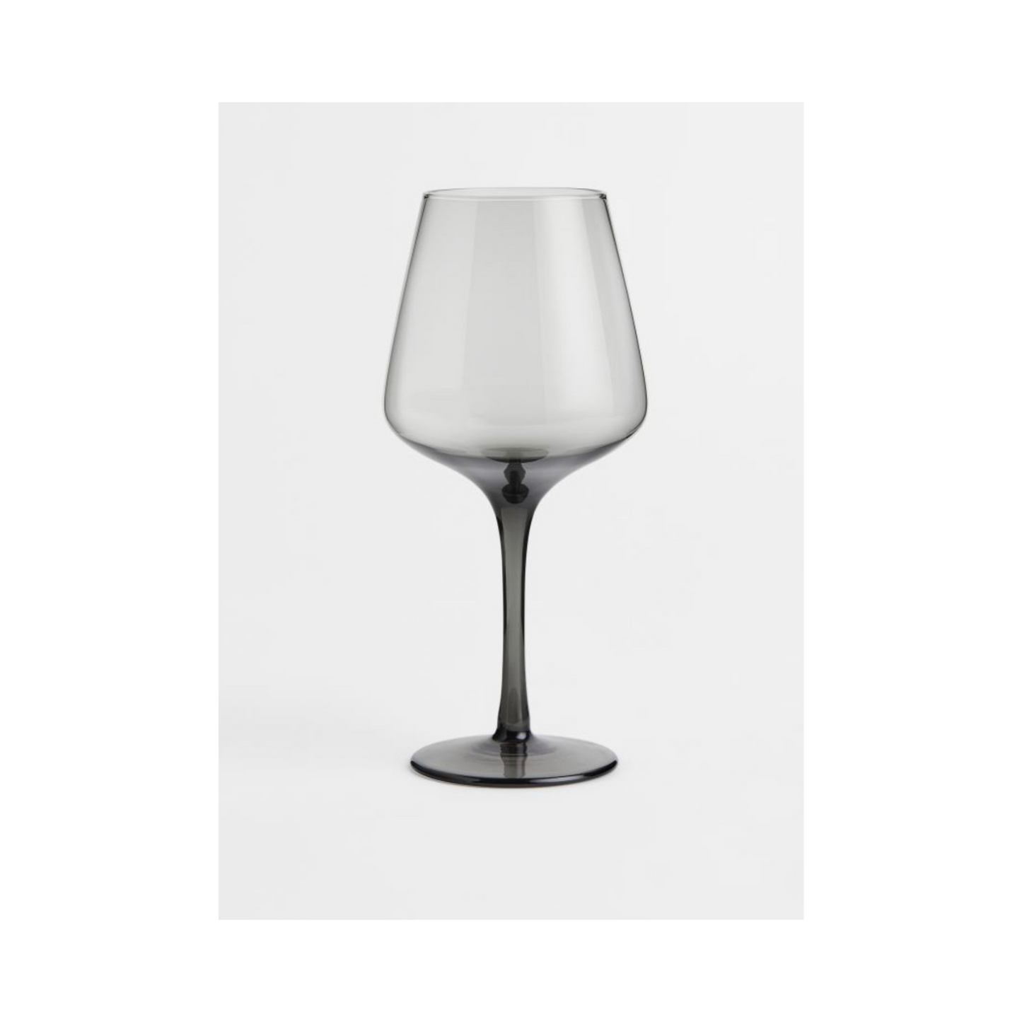 Tinted wine glass (opaque black)